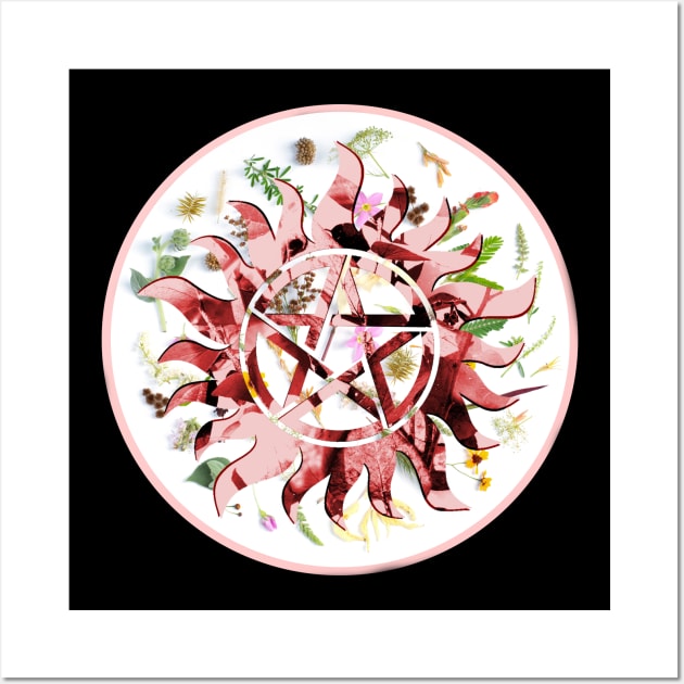 Supernatural Flower Anti-Possession Wall Art by budbloodandbeernuts